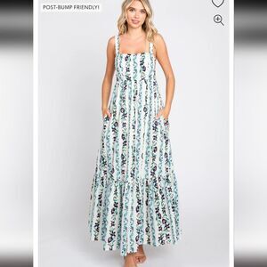 Pinkblush Floral Maxi Dress
